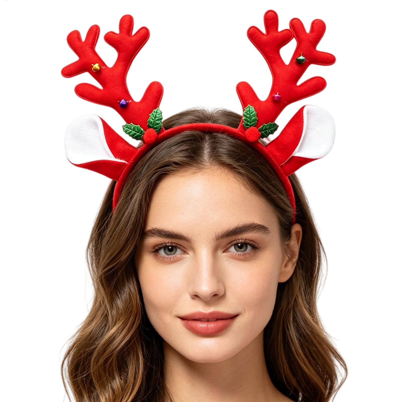 Serre-tête de Noël avec bois d - Reindeer Antlers Headband avis et prix